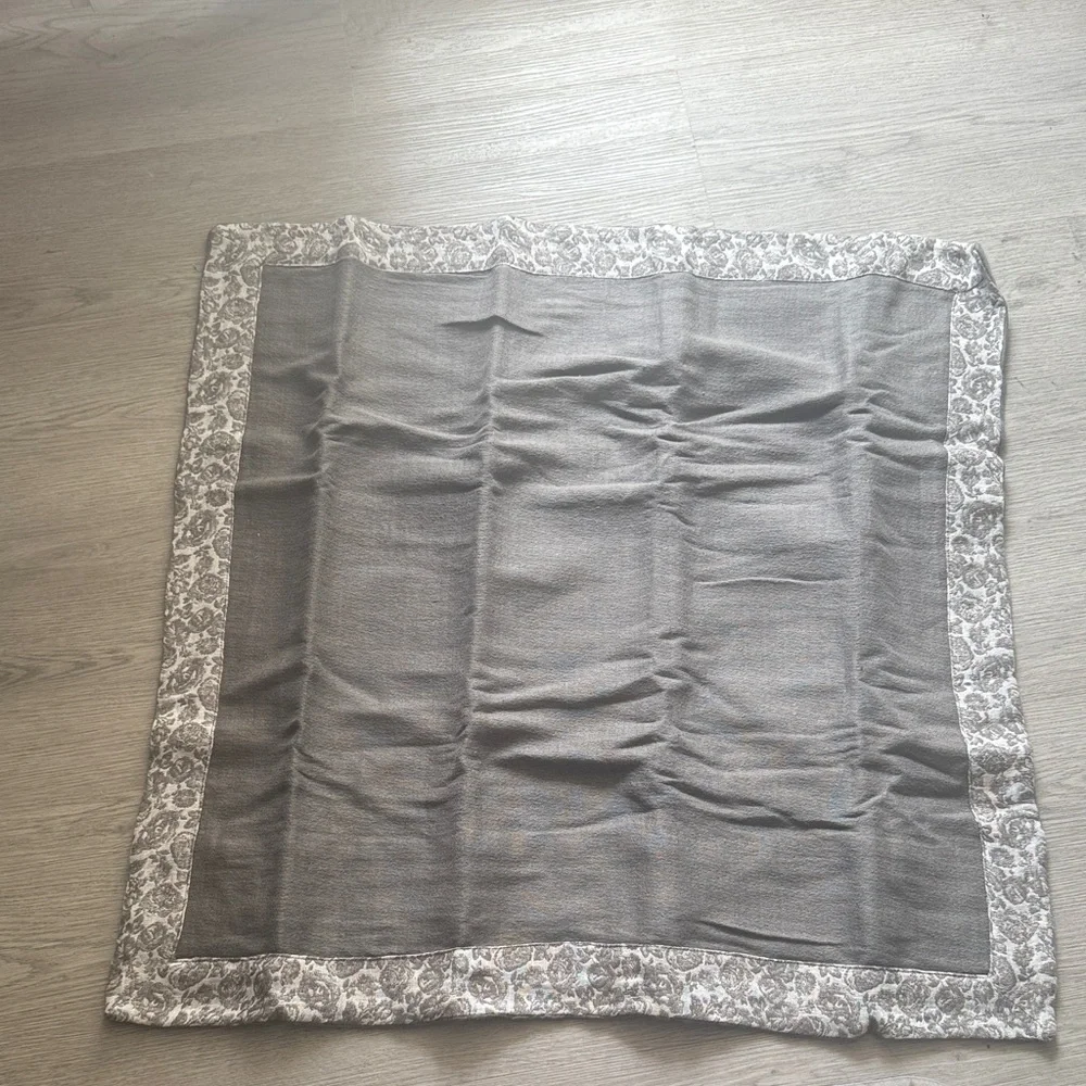 Ralph Lauren Gray European One Pillow Cover